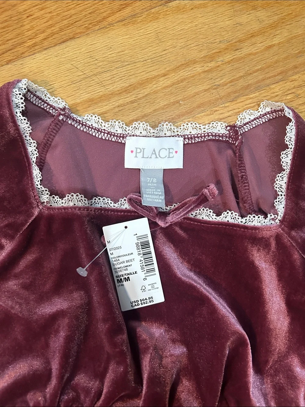 NWT 2 Piece Smocked Velour Set